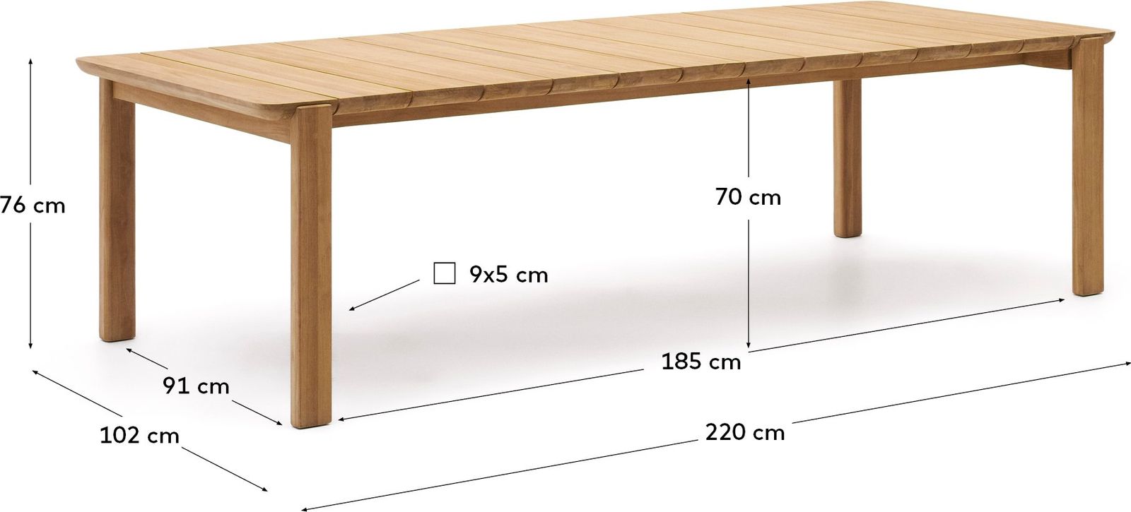 Kave Home Icaro Tuintafel