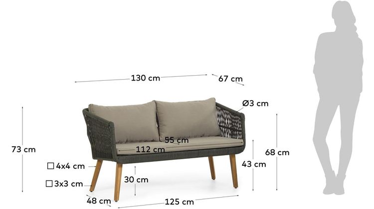 Kave Home Inti Loungeset