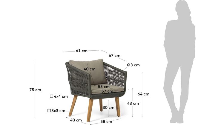 Kave Home Inti Loungeset