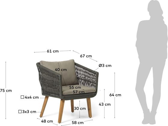 Kave Home Inti Loungeset