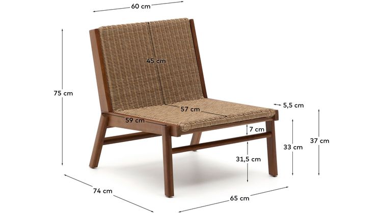Kave Home Itani Outdoor Fauteuil