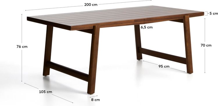 Kave Home Itani Tuintafel