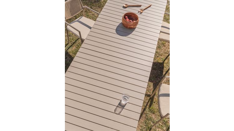 Kave Home Izola Uitschuifbare Tuintafel