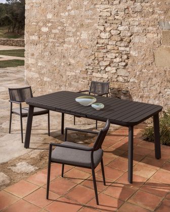 Kave Home Izola Uitschuifbare Tuintafel