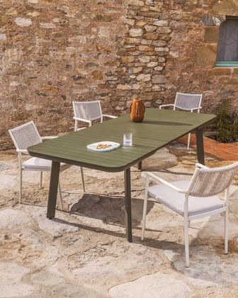 Kave Home Izola Uitschuifbare Tuintafel