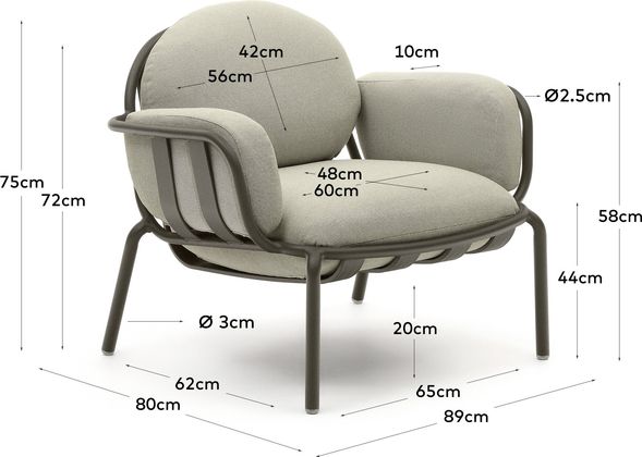 Kave Home Joncols Outdoor Fauteuil