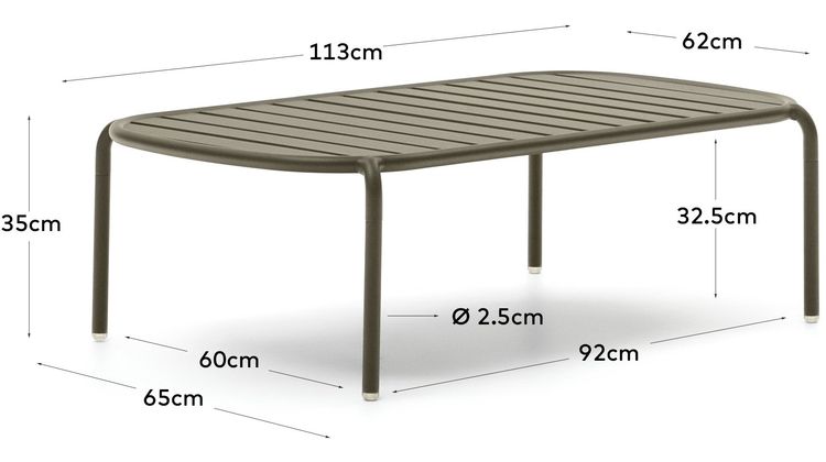Kave Home Joncols Tuin Salontafel