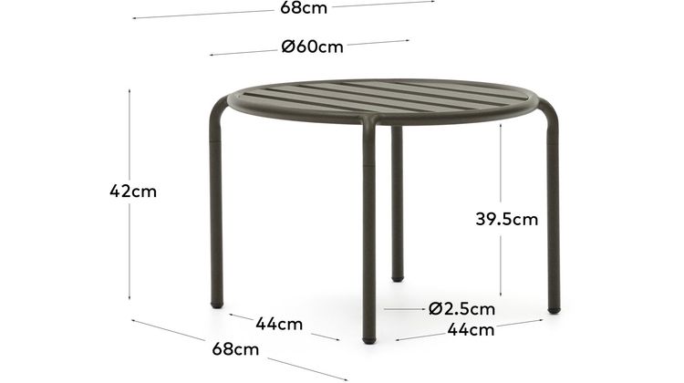 Kave Home Joncols Tuin Salontafel