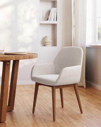 Kave Home Konna Essenhout Eetkamerstoel