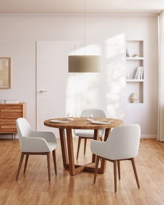 Kave Home Konna Essenhout Eetkamerstoel