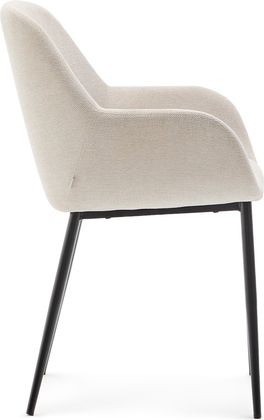 Kave Home Konna Staal Eetkamerstoel