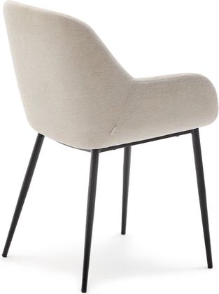 Kave Home Konna Staal Eetkamerstoel