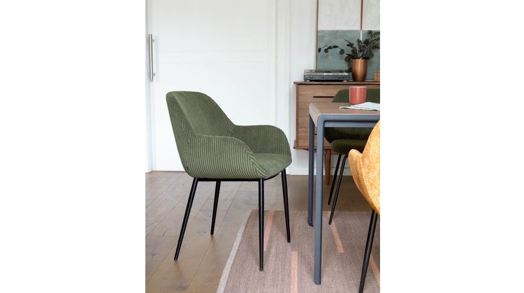 Kave Home Konna Staal Eetkamerstoel
