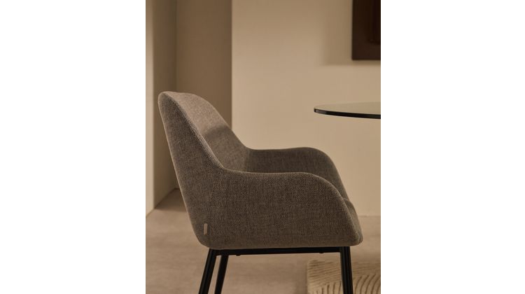 Kave Home Konna Staal Eetkamerstoel