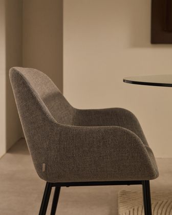 Kave Home Konna Staal Eetkamerstoel