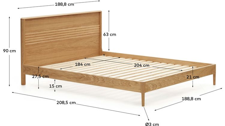Kave Home Lenon Bed