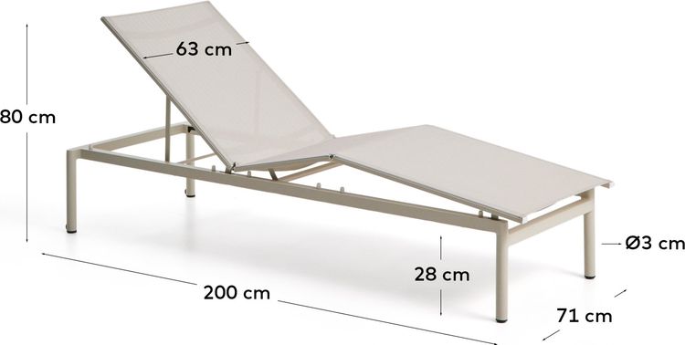 Kave Home Lesina Outdoor Ligstoel