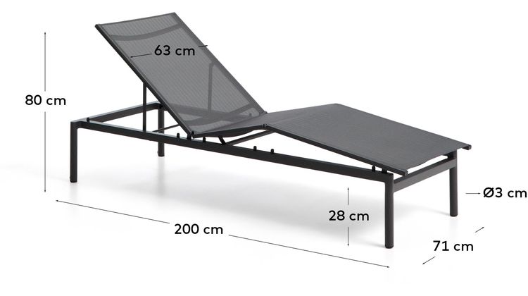 Kave Home Lesina Outdoor Ligstoel