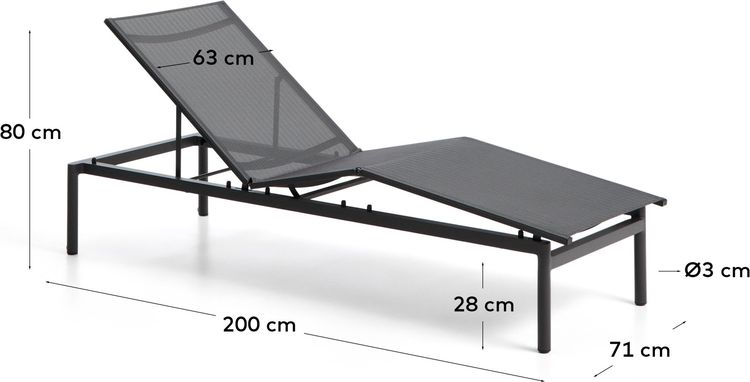 Kave Home Lesina Outdoor Ligstoel