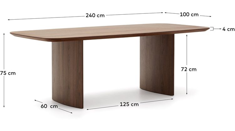 Kave Home Litto Eettafel