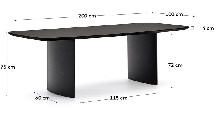 Kave Home Litto Eettafel