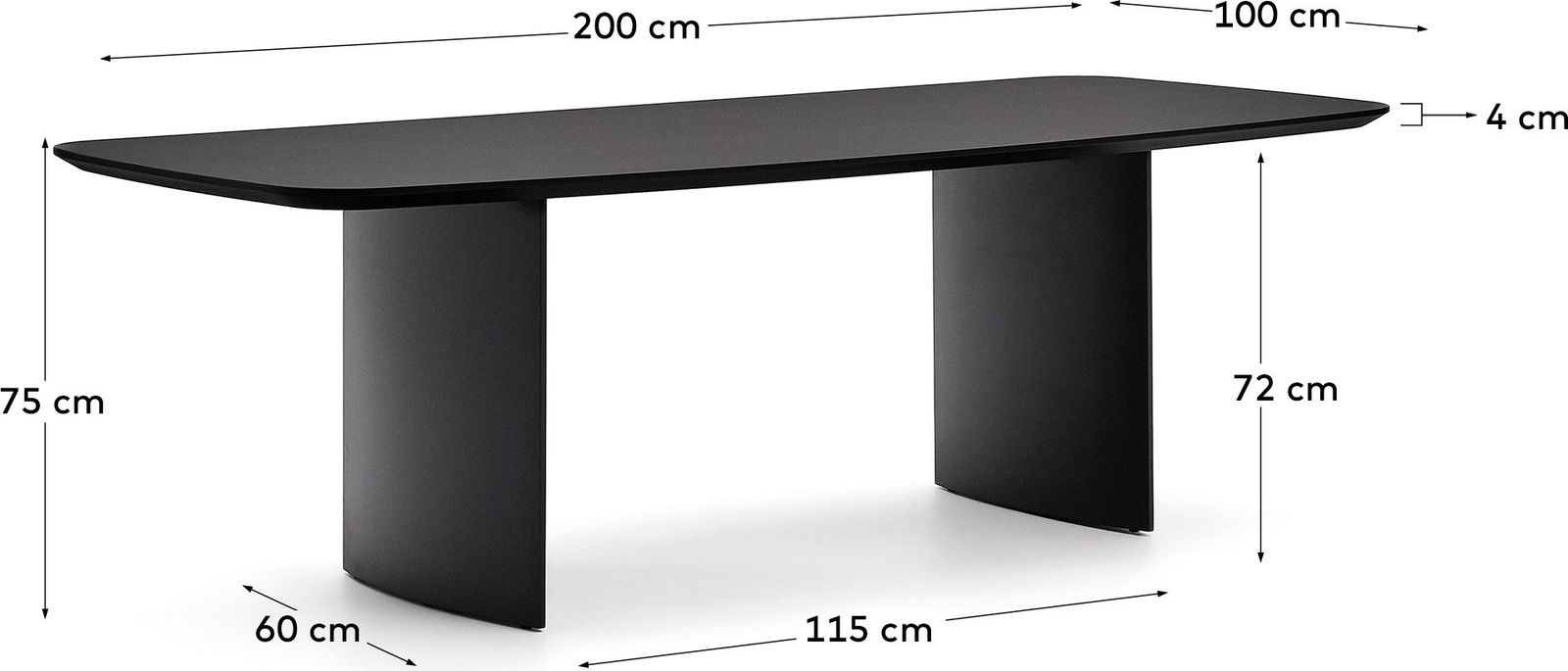 Kave Home Litto Eettafel