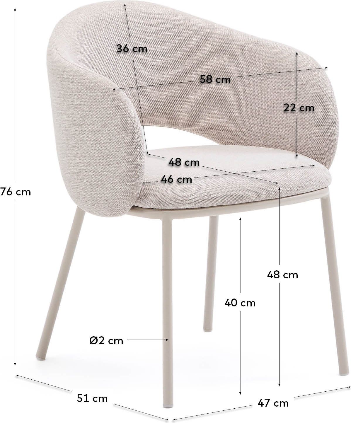 Kave Home Maina Eetkamerstoel
