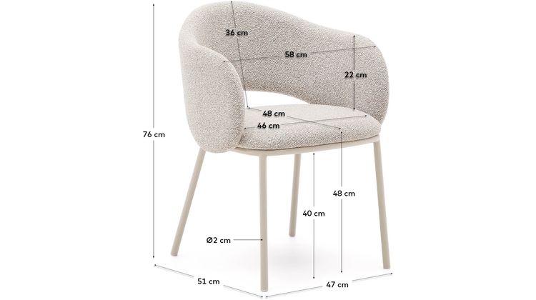 Kave Home Maina Eetkamerstoel