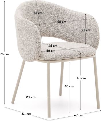 Kave Home Maina Eetkamerstoel