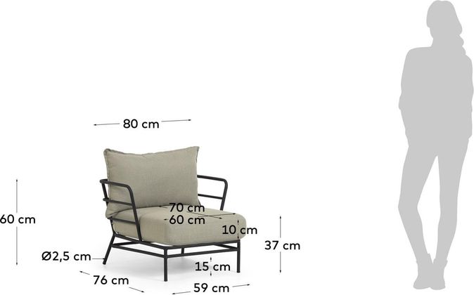 Kave Home Mareluz Outdoor Fauteuil