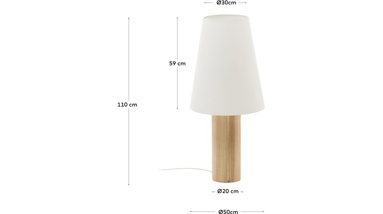 Kave Home Marga Vloerlamp