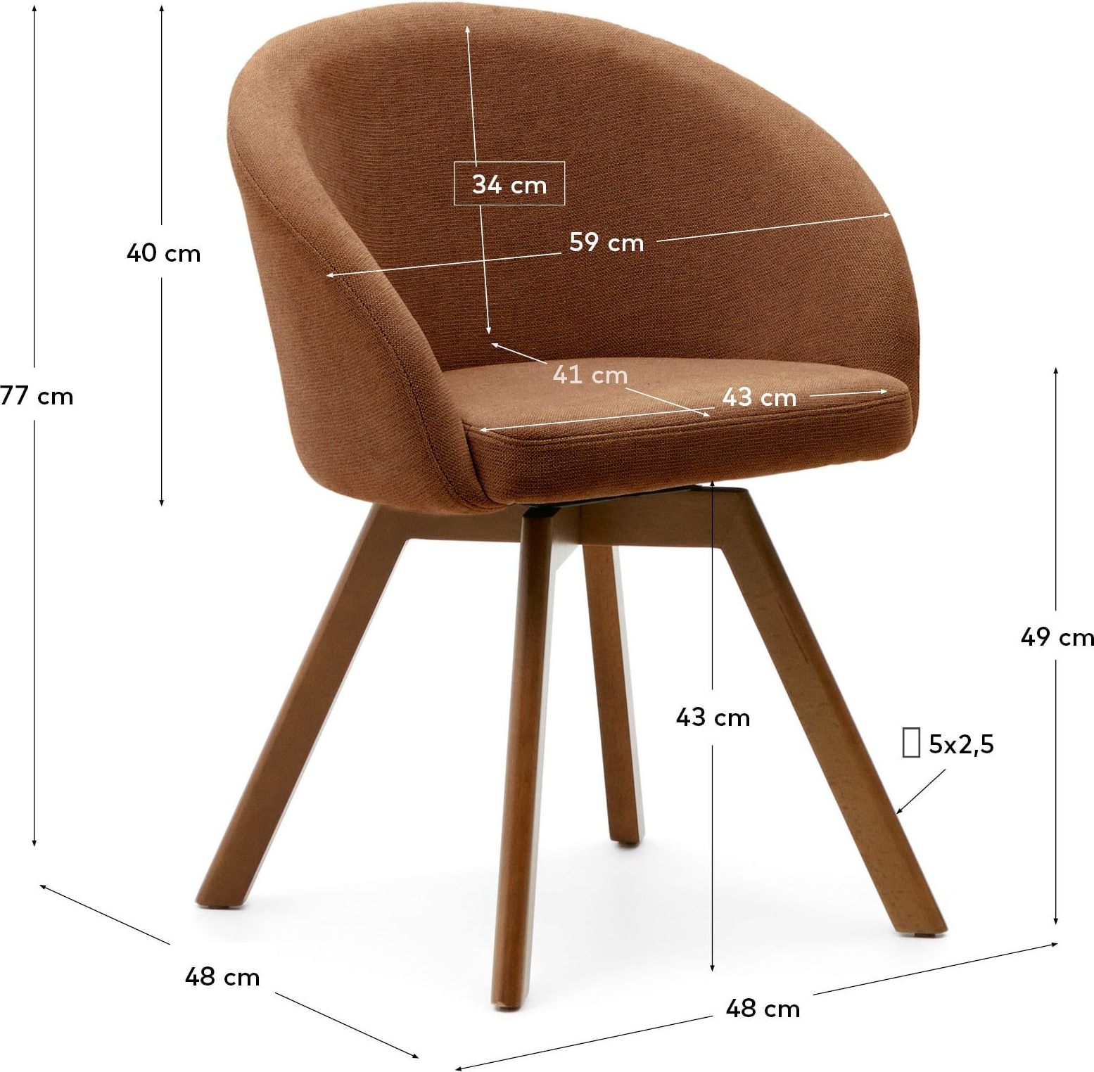 Kave Home Marvin Eetkamerstoel