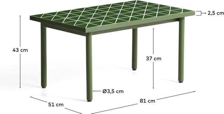 Kave Home Maurina Bijzettafel