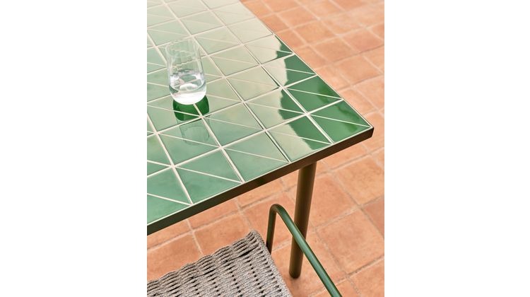 Kave Home Maurina Groen Tuintafel
