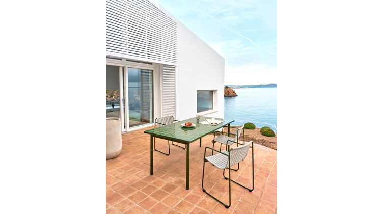 Kave Home Maurina Groen Tuintafel