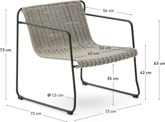 Kave Home Maurina Outdoor Fauteuil
