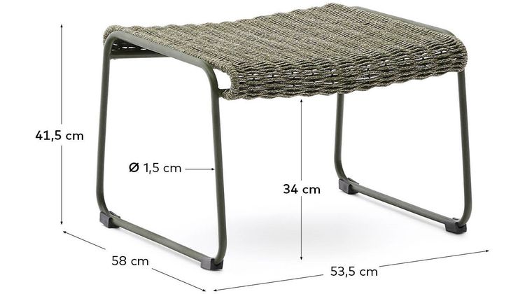 Kave Home Maurina Outdoor Hocker