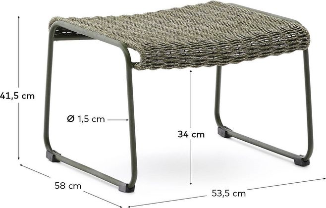 Kave Home Maurina Outdoor Hocker