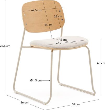 Kave Home Meli Eetkamerstoel