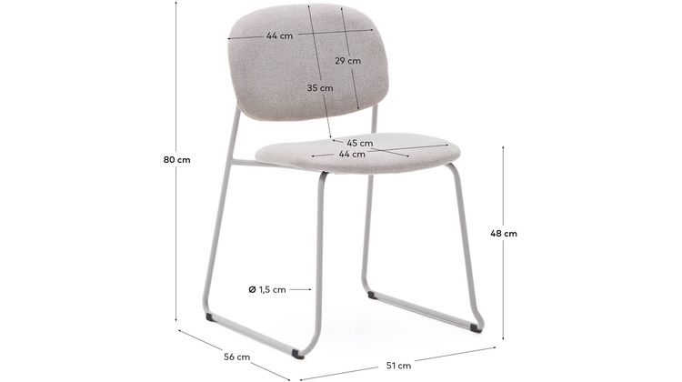 Kave Home Meli Eetkamerstoel