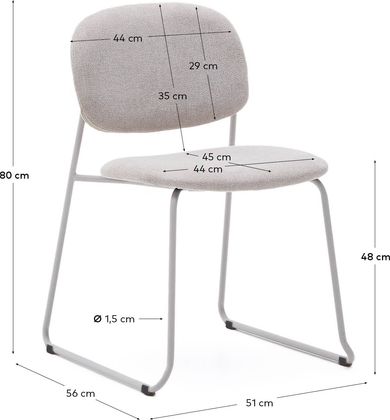 Kave Home Meli Eetkamerstoel