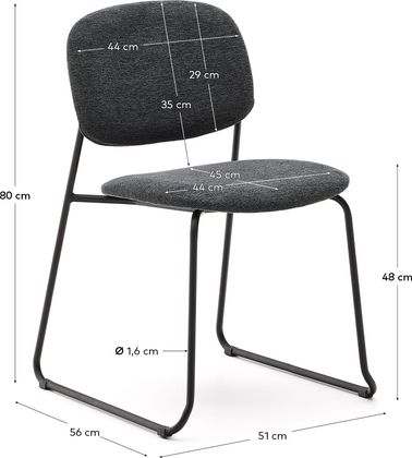 Kave Home Meli Eetkamerstoel