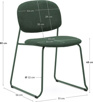 Kave Home Meli Eetkamerstoel