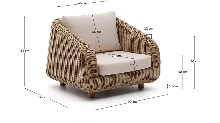 Kave Home Meria Tuinstoel