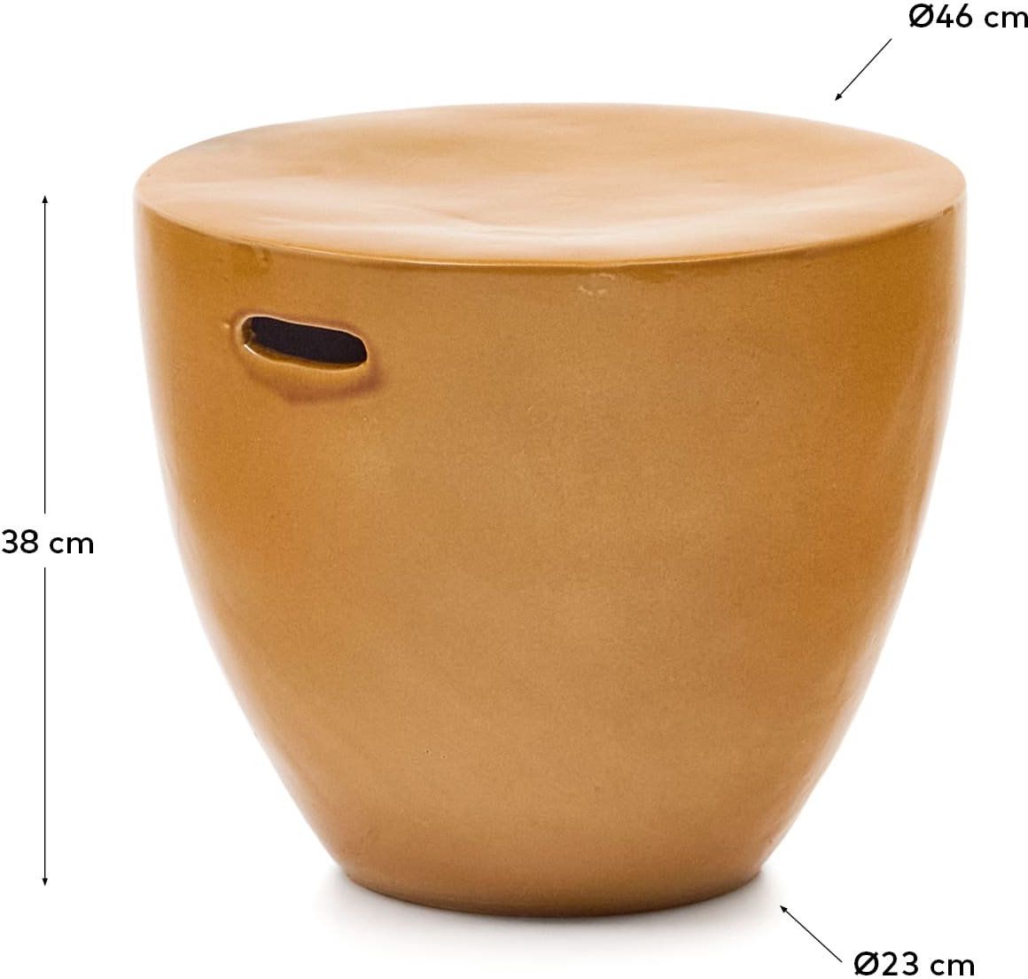 Kave Home Mesquida Cement Bijzettafel