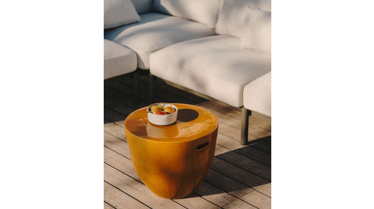 Kave Home Mesquida Cement Bijzettafel