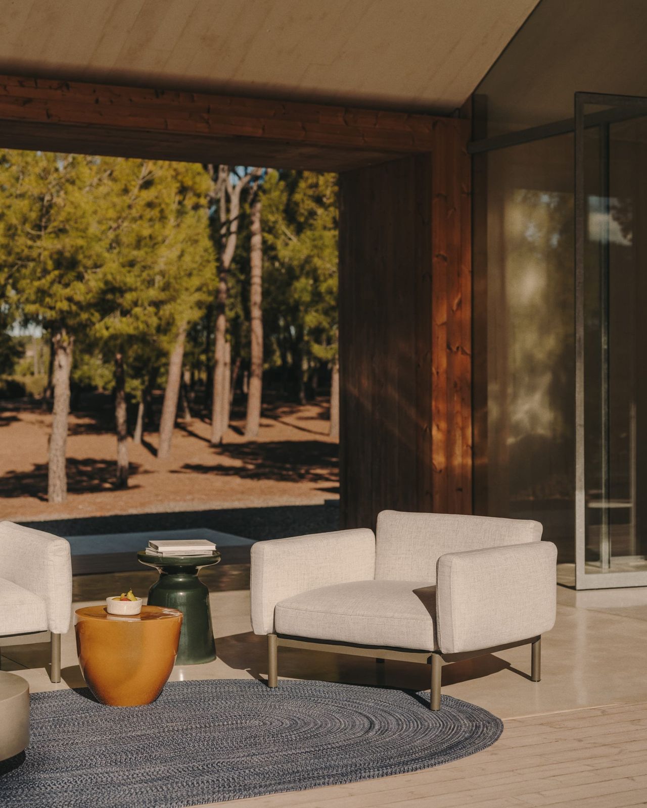 Kave Home Mesquida Cement Bijzettafel