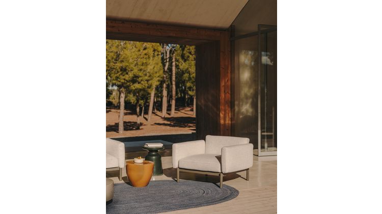 Kave Home Mesquida Cement Bijzettafel