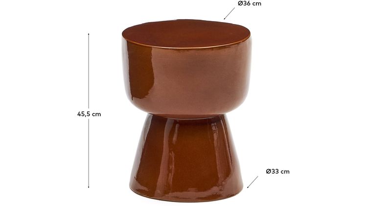 Kave Home Mesquida Keramiek Bijzettafel