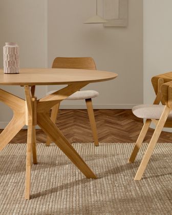 Kave Home Naanim Naturel Eettafel